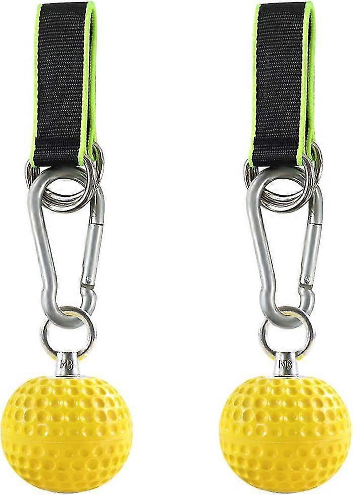 Climbing Pull Up Power Ball Hold Grips With Straps, Non-slip Hand Grips Strength Trainer Exerciser For Bouldering, Pull-up, Kettlebells, Fitness, Work