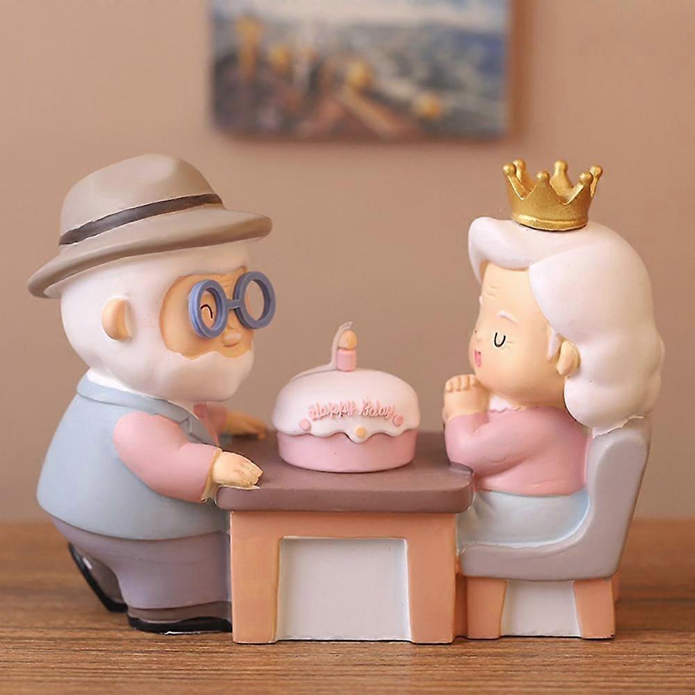 Decorative creative old couple decorations