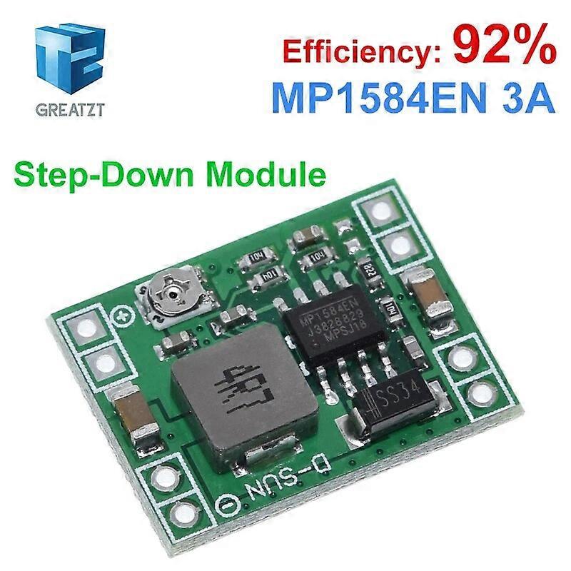 Ultrakleines DC-DC-Abwärtsnetzteilmodul MP1584EN einstellbarer 3A-Abwärtswandler für Arduino ersetzt LM2596