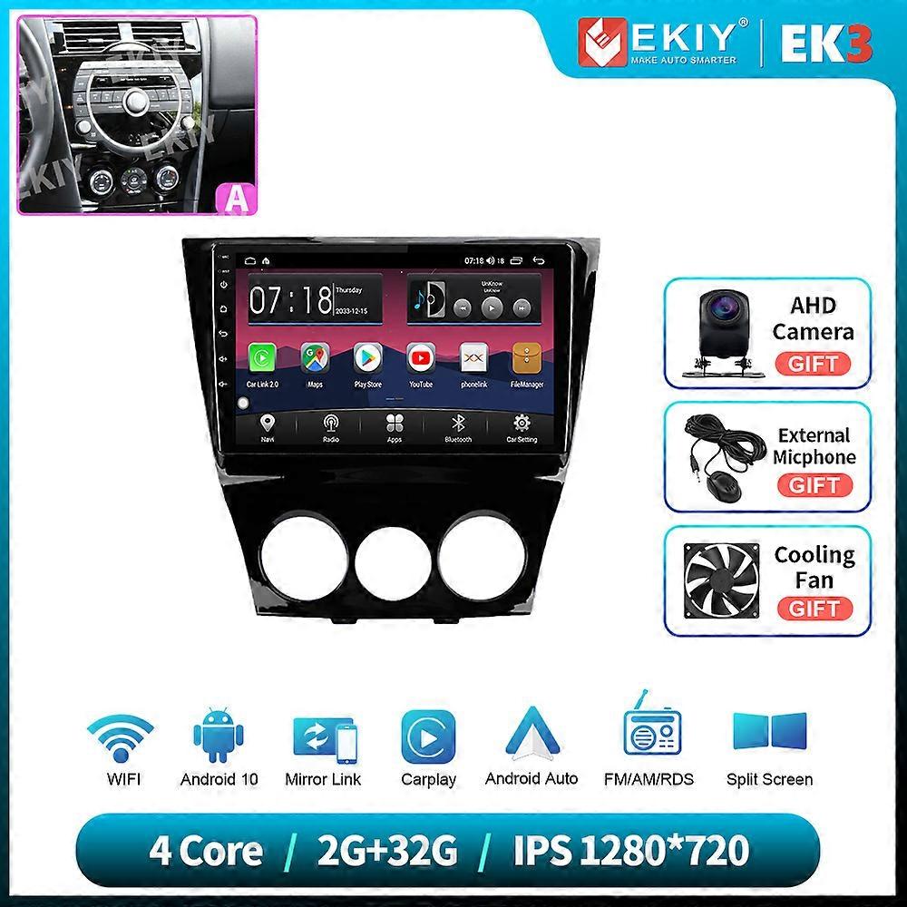 2 Din DSP Android 10 Car Stereo For Mazda RX8 RX-8 2003 - 2011 Multimedia Player Autoradio Carplay Navigation Head Unit