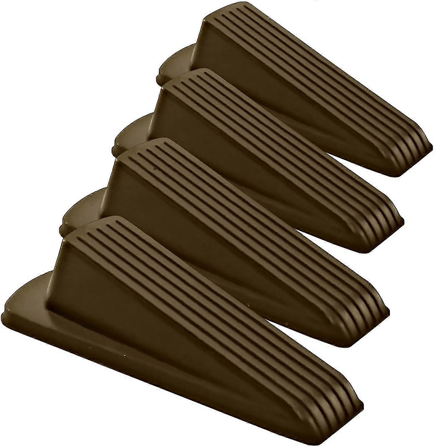 Classic Rubber Door Stopper Wedge  Sturdy And Stackable Door Stop