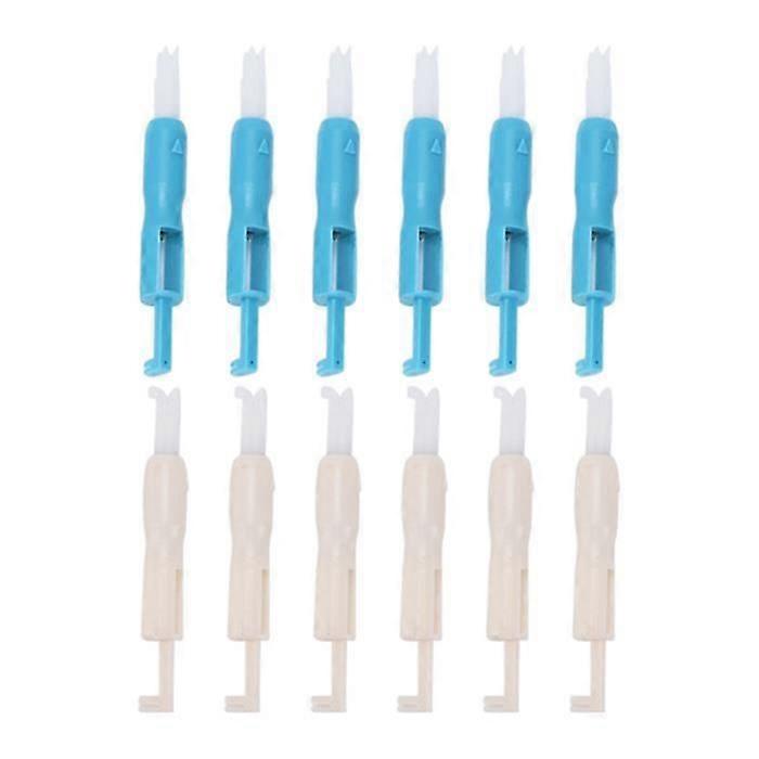 12pcs Automatic Needle Threader Needle Threader Quick Thread Change Safe Multifunctional Needle Insertion