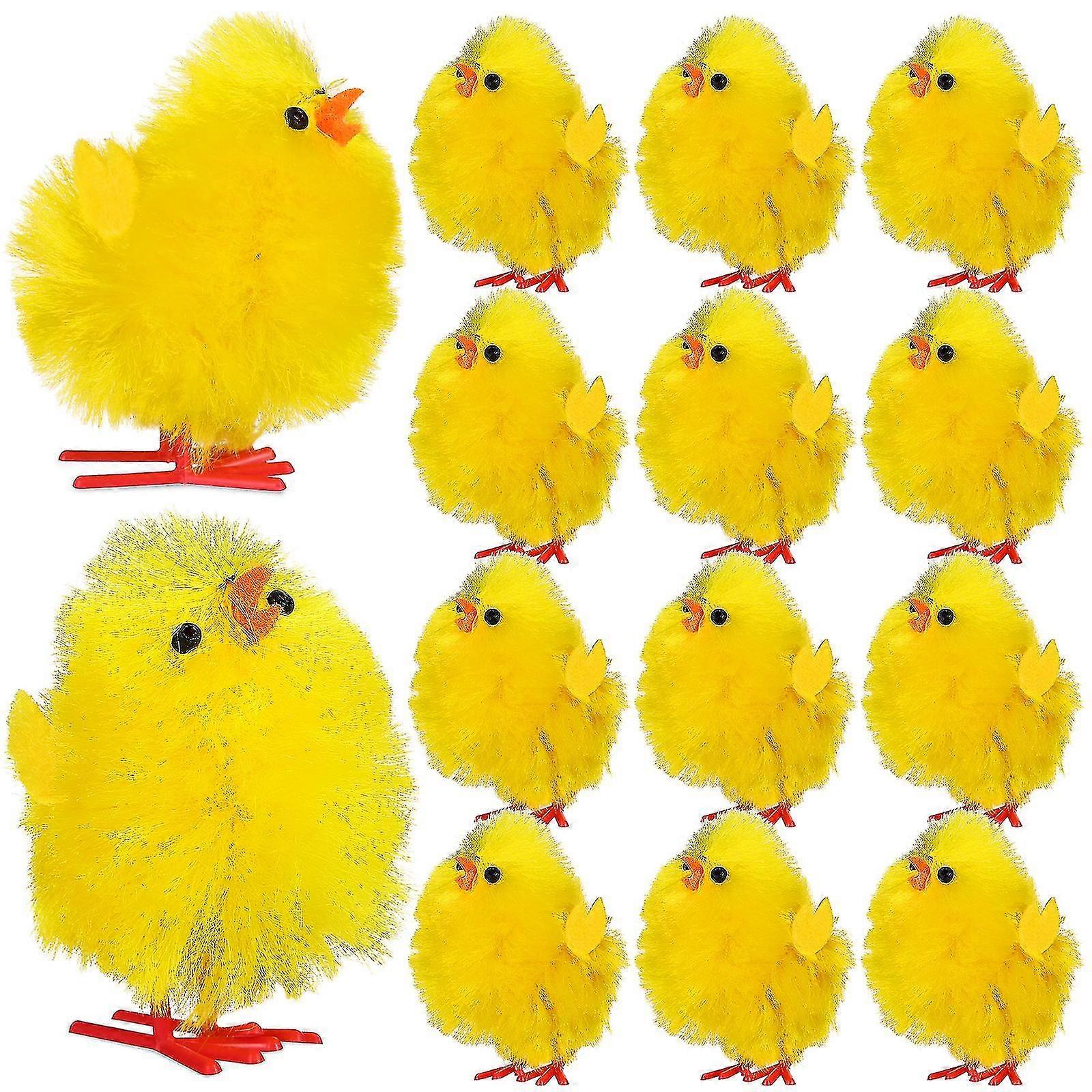 36 Pcs Easter Chickens Little Chickens Easter Mini Chicks Baby Chickens Easter Chicks Decorations
