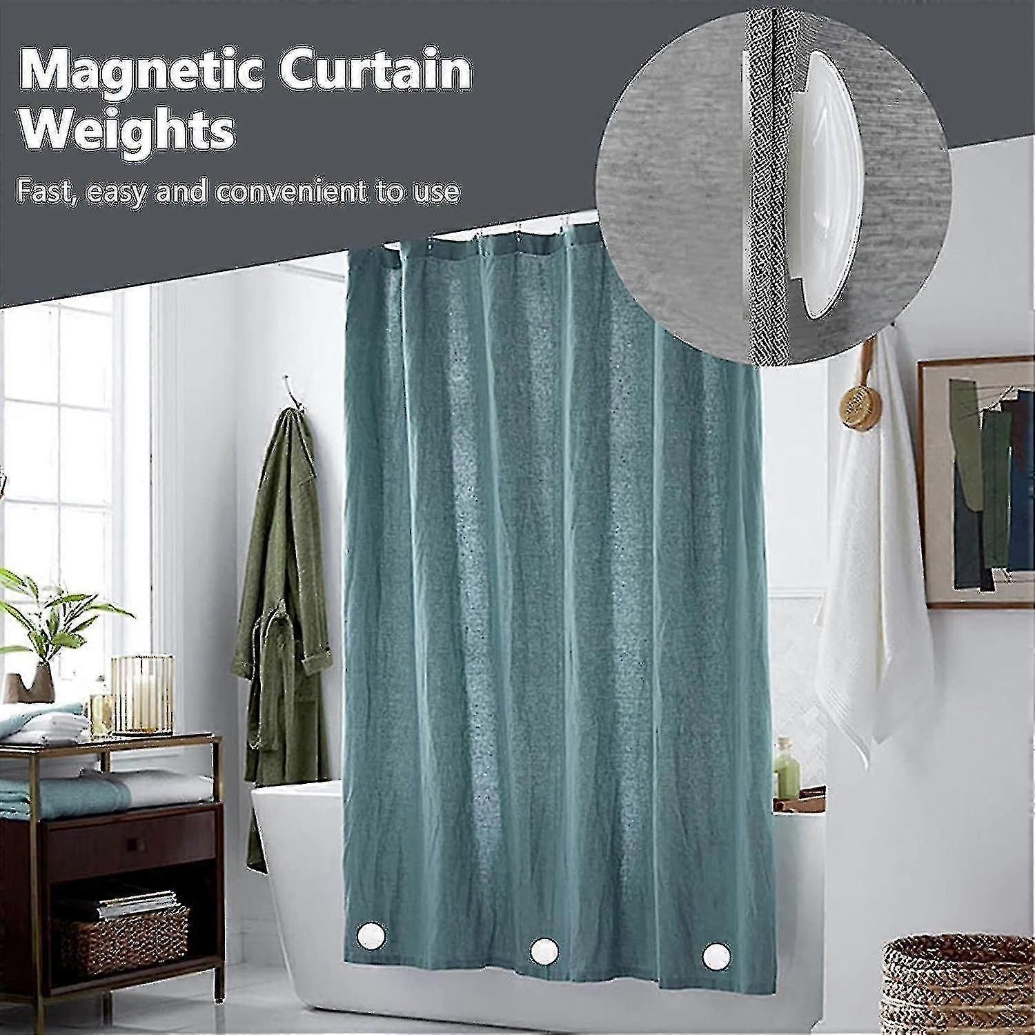 10pcs Strong Shower Curtain Weights, Round Curtain