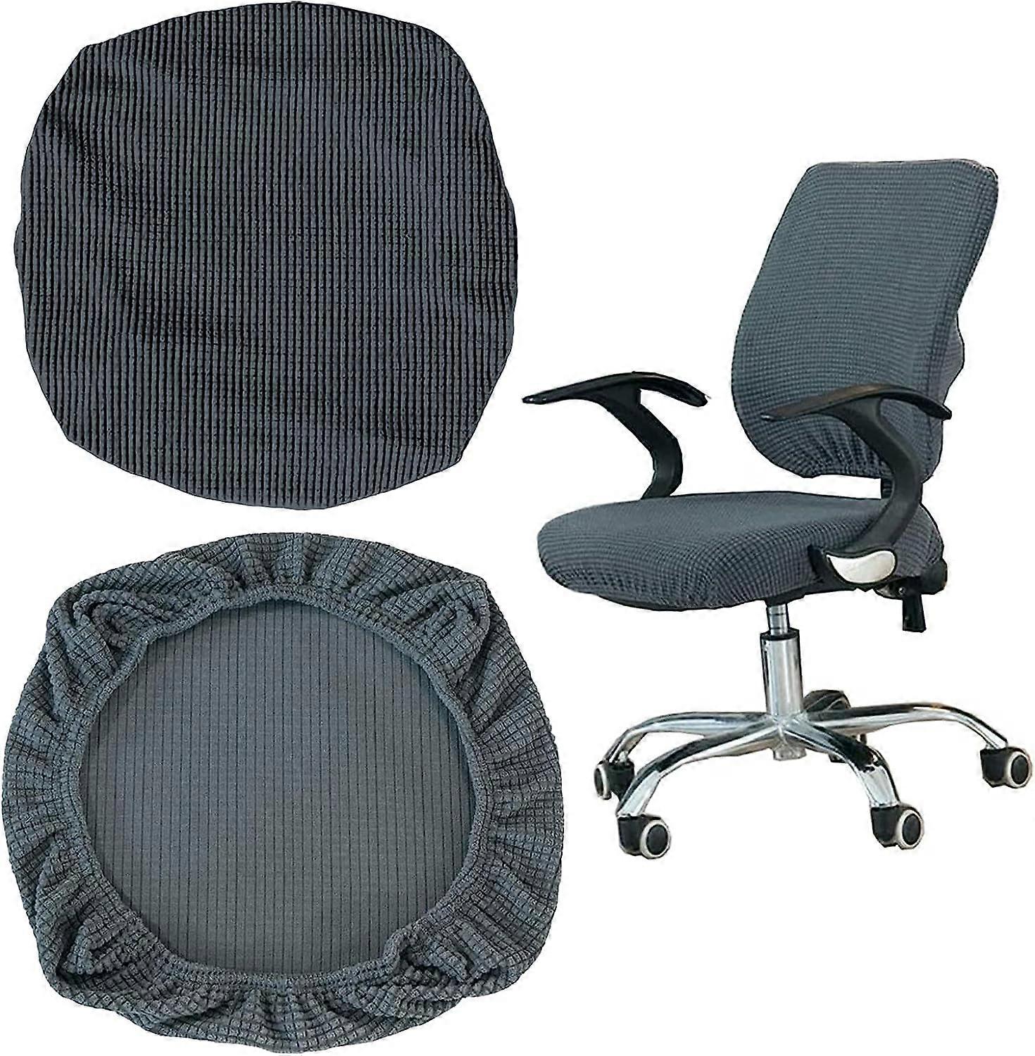 Spandex Sittdyna Skydd Pallar Avtagbara Stretch Slipcovers Läder Stol ~