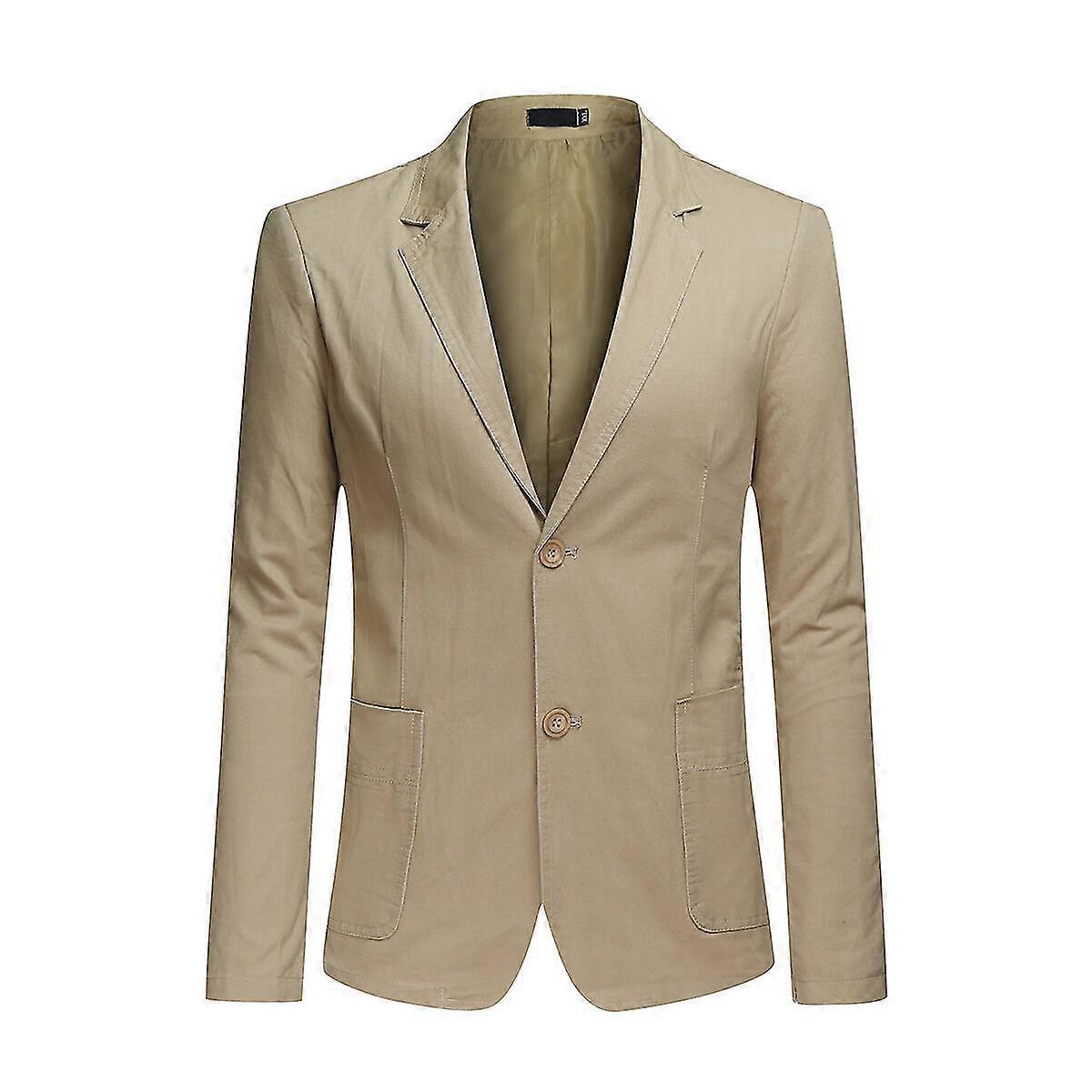 VAWAN Mens Casual Solid Color Regular Fit Sport Blazer