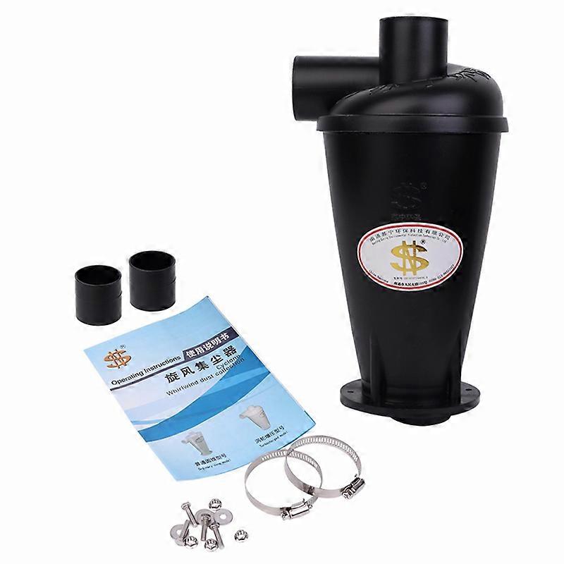 Cyclone Dust Collector Vacuum Cleaner Filter Dust Separator Catcher Turbocharged With Flange Base SN50T3 1 Set