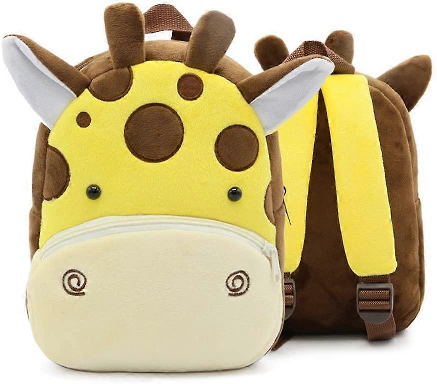 Giraffe Children Preschool Plush Backpack