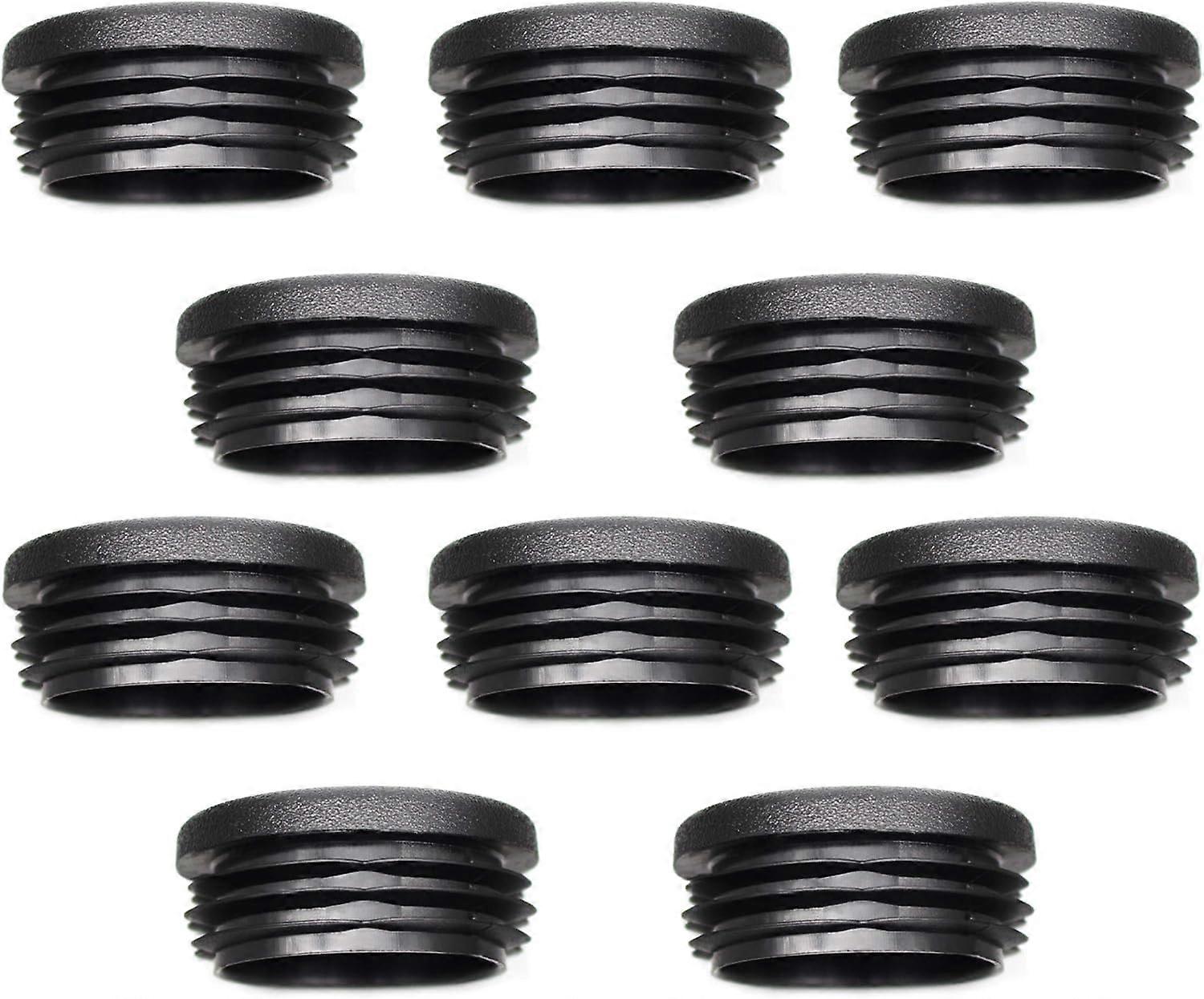 Pack of 10 round wing plugs with a diameter of 35 mm, pipe plugs, high quality polyethylene plugs, end plugs, caps