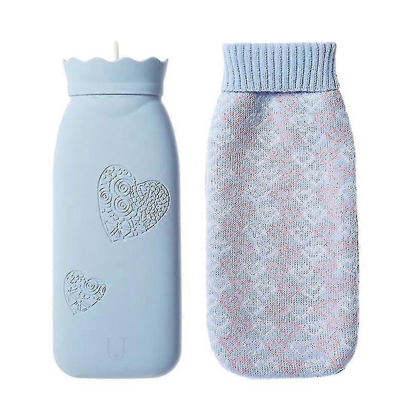 1 Set Silikon-Wärmflasche