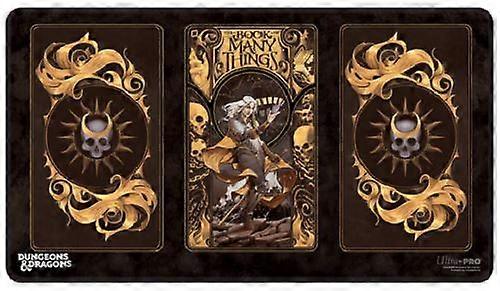 D&D The Deck of Many Things Black Stitched Playmat Featuring Alternate Artwork
