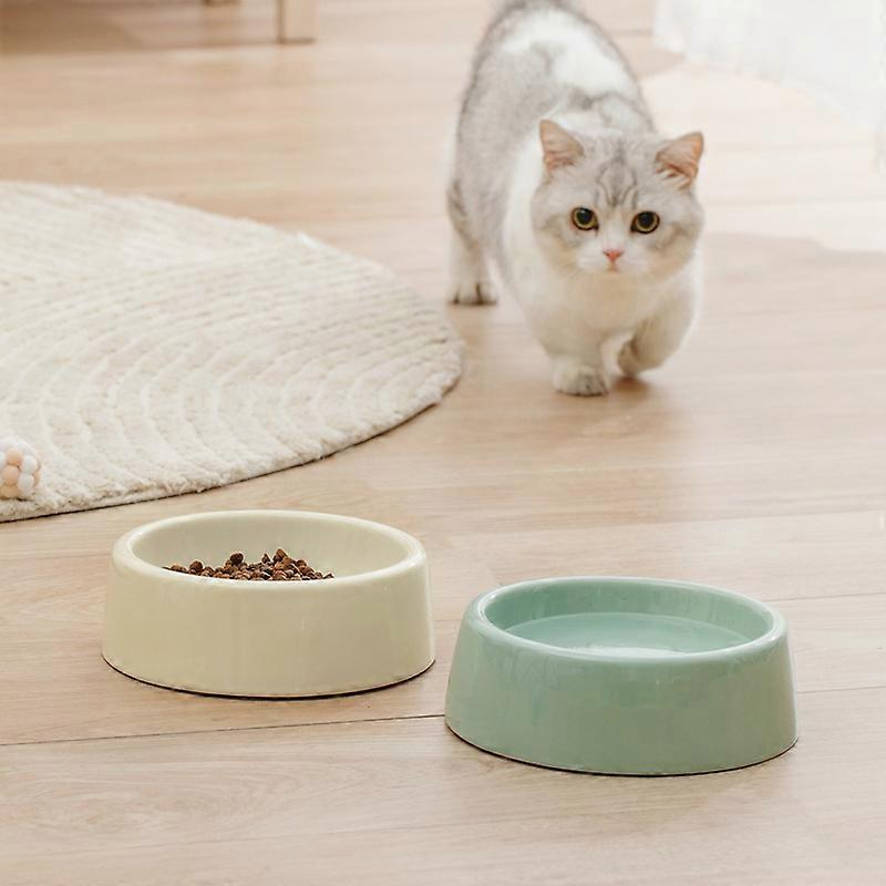 Anti-Spill Ceramic Slow Feed Pet Bowl for Comfortable Feeding and Healthy Digestion