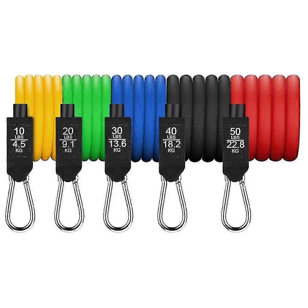 Exercise Bands Workout Resistance Band Set Stretch Fitness Training Bands Resistance With Handles