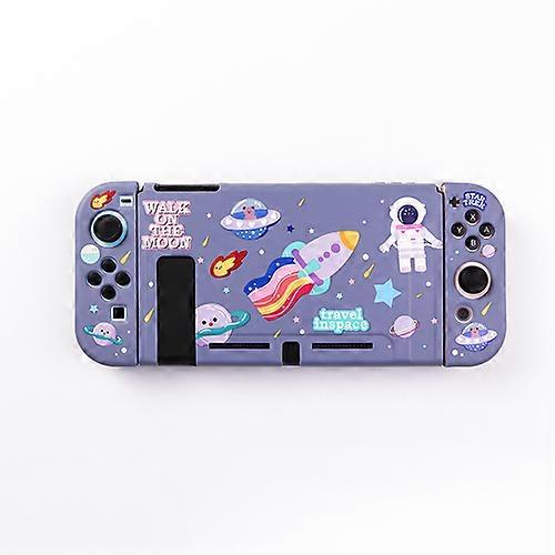 Minit For Nintendo Switch Case Cute Cartoon Full Cover Split Shell Joy-Con Controller Soft TPU Protector NS Accessories Case