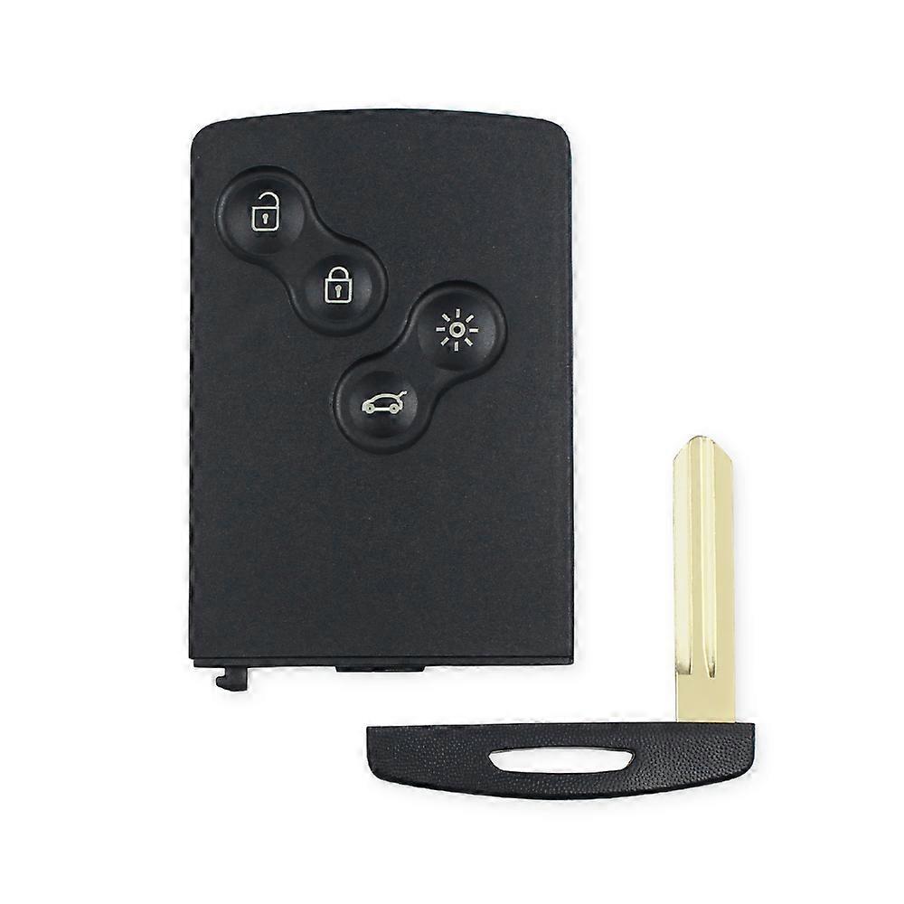 Smart Remote Key Blank With Key With Blade FOB Key Case For Renault Koleos Clio Keys shell