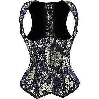 Gothic Steampunk Corset Kvinder Bustier Talje Cincher Underbust Korset Vest Tank Top