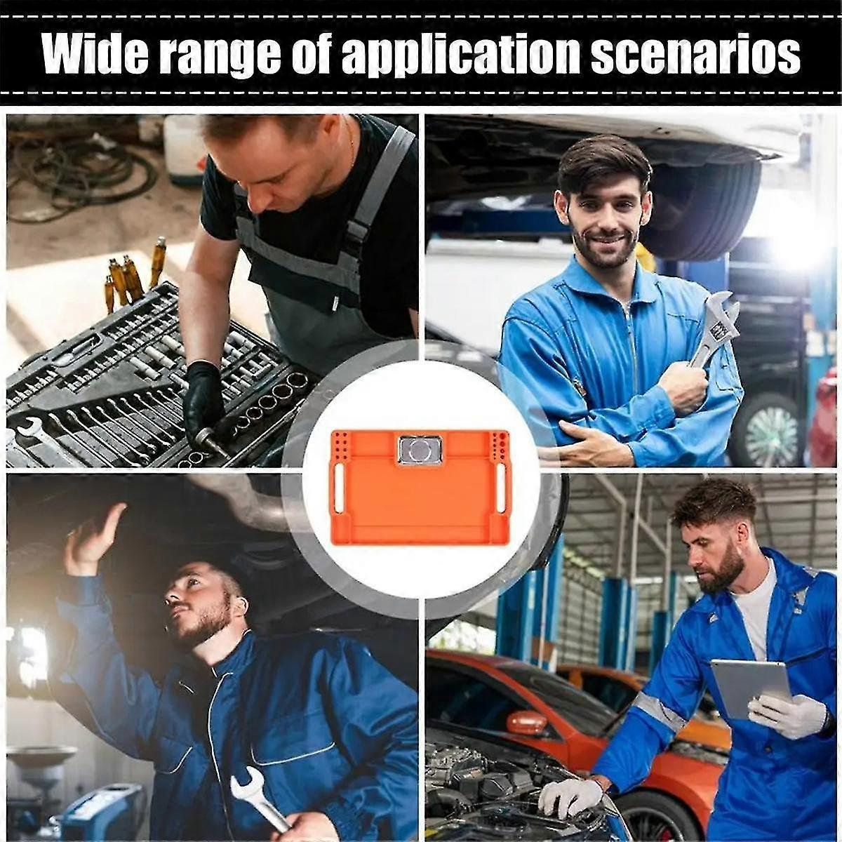 Silicone Tool Holder Tray Silicone Tool Holder Multi-Purpose Mat Repair Storage Segmented Mechanics Storage