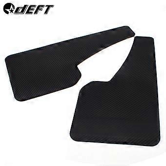 Front Rear Universal Mud Flaps for SUV Vehicle Car Pickup Splash Guards Mudguards Carbon Fiber Pattern Mudflaps Car Accessories