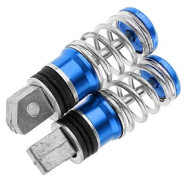 Compatible with Yamaha- Sukuzi Hond Motorcycle Universal Man Street Footrests Foot Rest Scooter Pedal with Spring 2 Pack L41A
