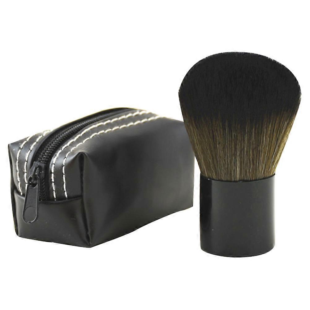 1 Set Portable Makeup Brushes with Bag Multi-function Blusher Brush Powder Brush Makeup Tool