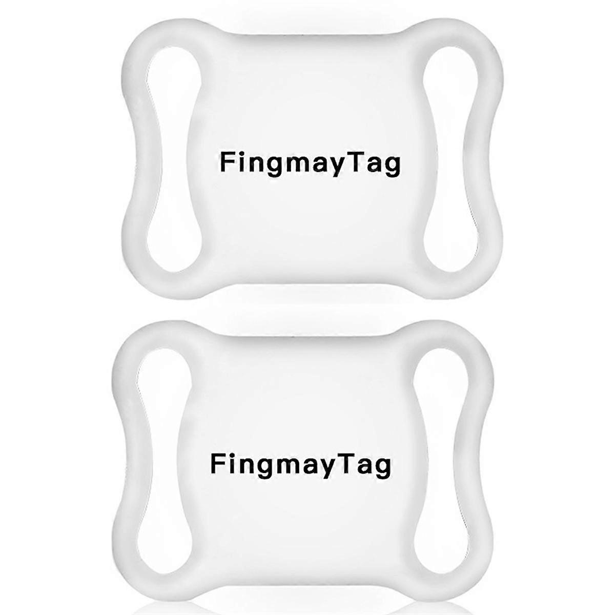 Smart Gps Tracker Cat Dog Waterproof Cat Locator Mini Gps Tracker Anti-Lost for Android/Ios Bluetooth Locator White