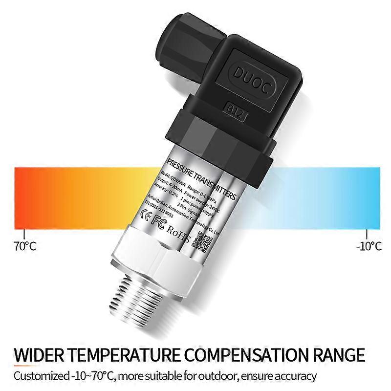 Small Vehicle Sensors pressure transmitter 4-20mA 0-10V 0-5V RS485 0-1.6Mpa 0-10bar 0-2.5Mpa 0-25bar G1/4 DC24V Pressure Transducer