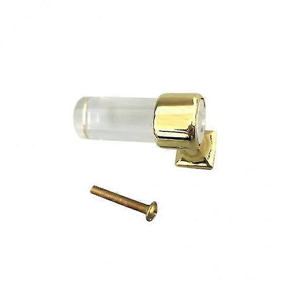 7xacrylic Door Pull Knob Drawer Cabinet Cupboard Handle Hardware Gold 40mm A