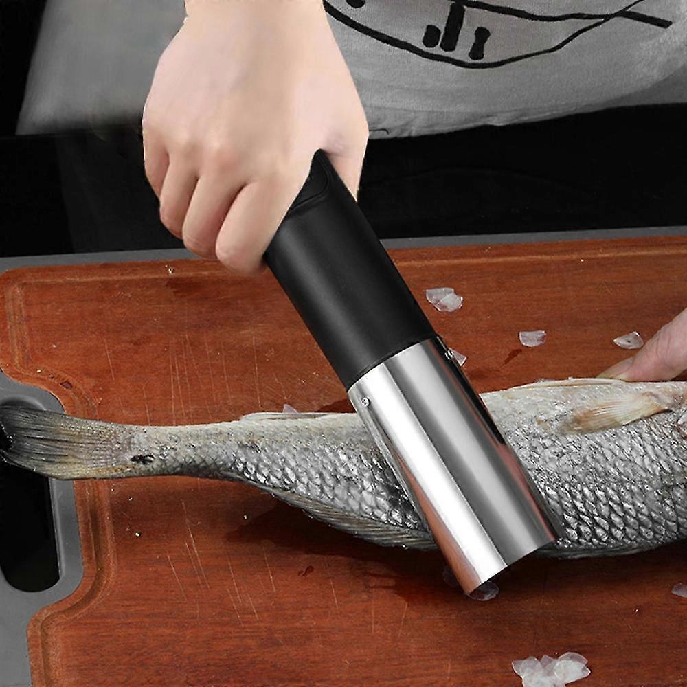 קשקשי דגים חשמליים אלחוטיים מסיר קשקשי דגים חזקים מגרד אוטומטי עמיד למים מנקה דגים נטען 7FL NKZ