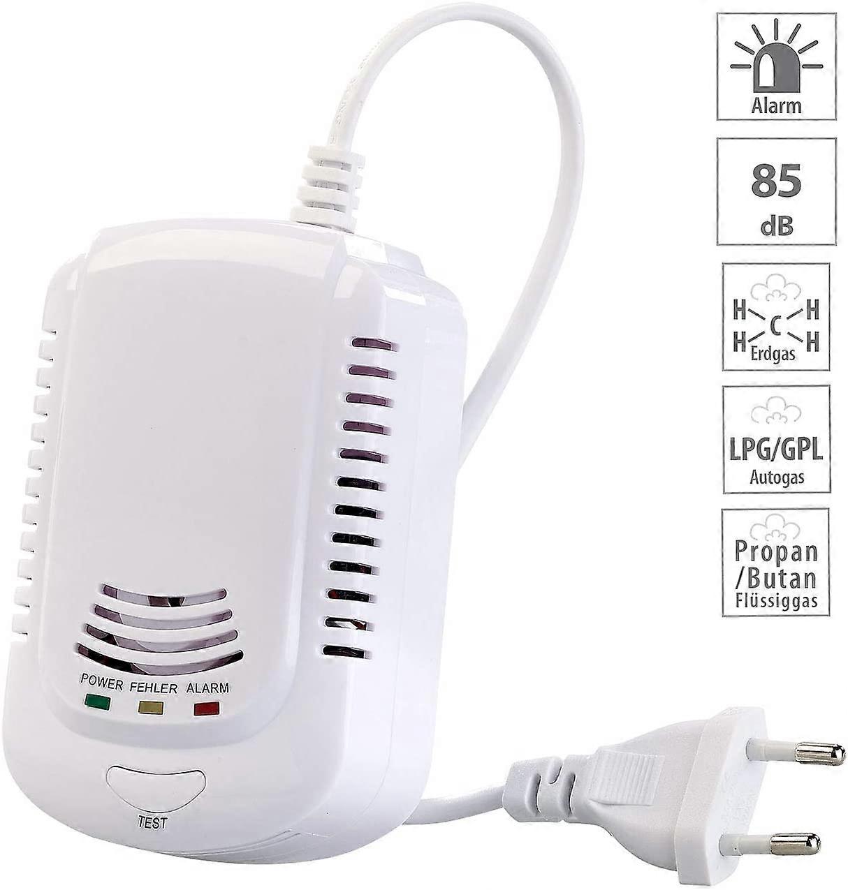 Detector de Gás Doméstico com Alarme 85 DB