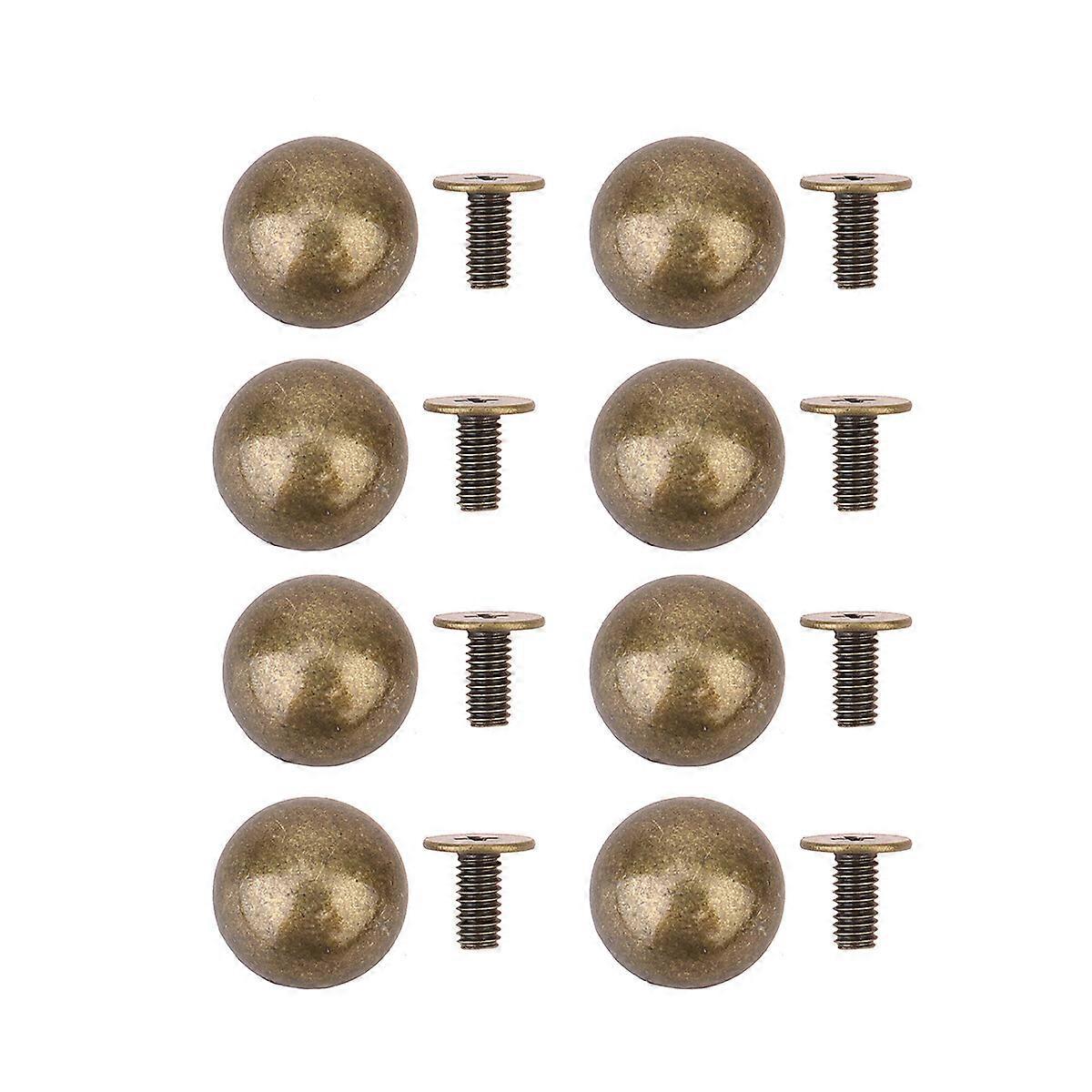 20pcs Zinc Alloy Rivet Screw Rivet Mushrooms Rivet Punk Semicircular Rivet