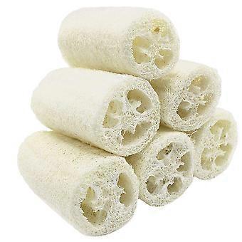100% 6-pack (about 4-5 inches long) organic loofah complex, loofah complex spa exfoliator. Natural Luffa Bath Lotion.