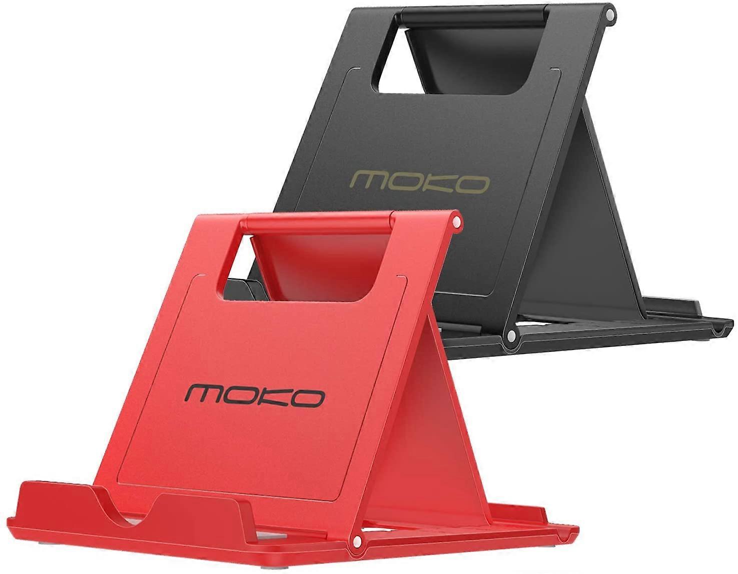 2 Pack Phone/Tablet Stand, Foldable Desktop Holder for 4-11" Devices, Compatible with iPhone 13 Pro Max/13, iPhone 12/12 pro Max/11, iPad Air 4/Mini 6