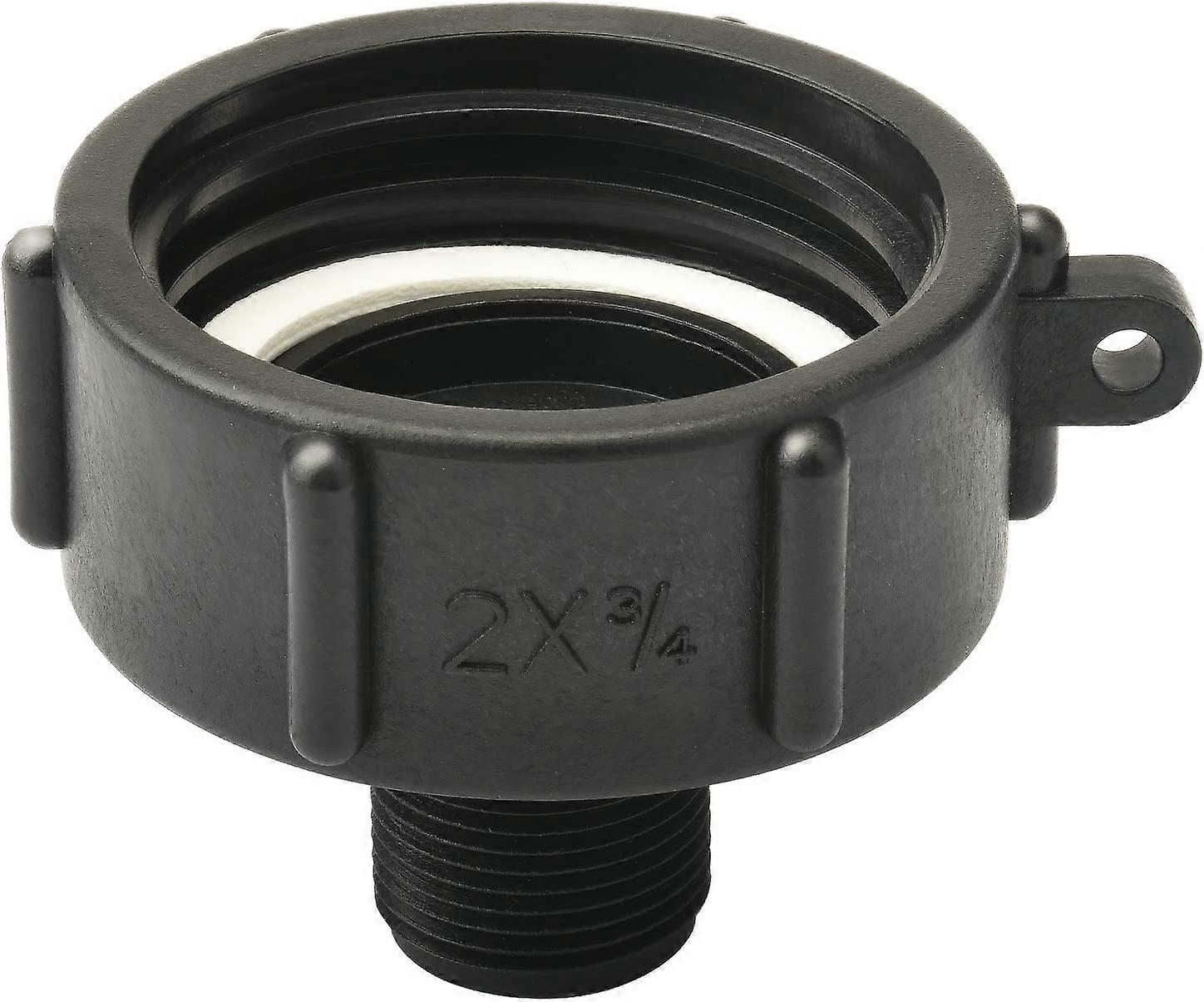 IBC Adapter S60 Verschraubung für IBC Wassertank 2 Zoll x 3/4 Zoll