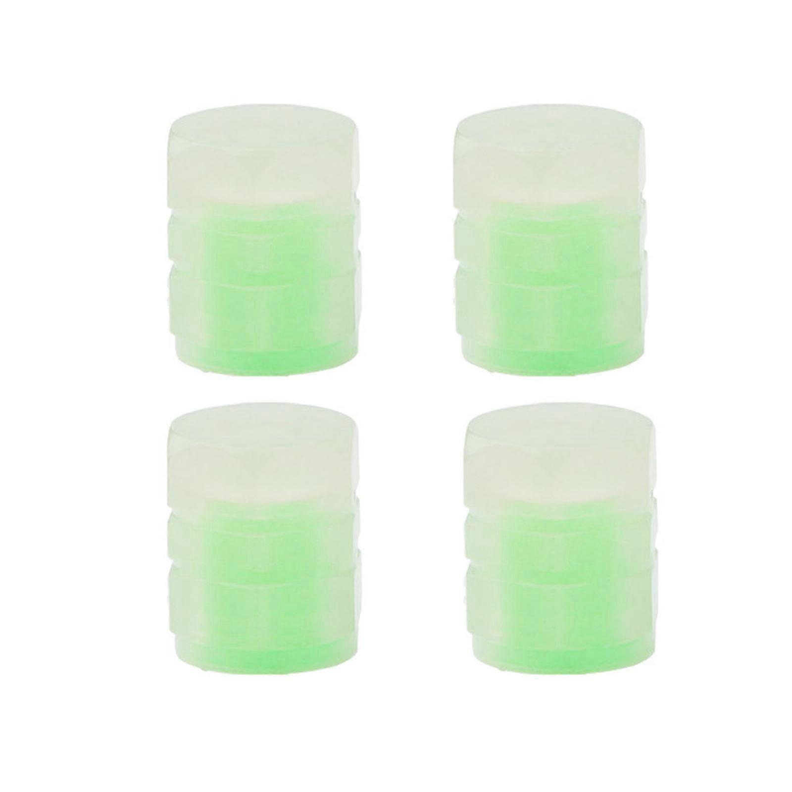 4Pcs Automobile Tyre for Valve Cap Luminous Car Wheel Tire Tyre for Valve for Ri