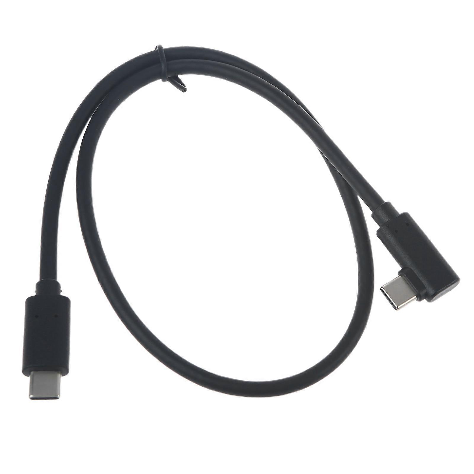 USB C to USB C Cable USB 3.1Cable Right Angle Fit for MacBook 10Gbps Line