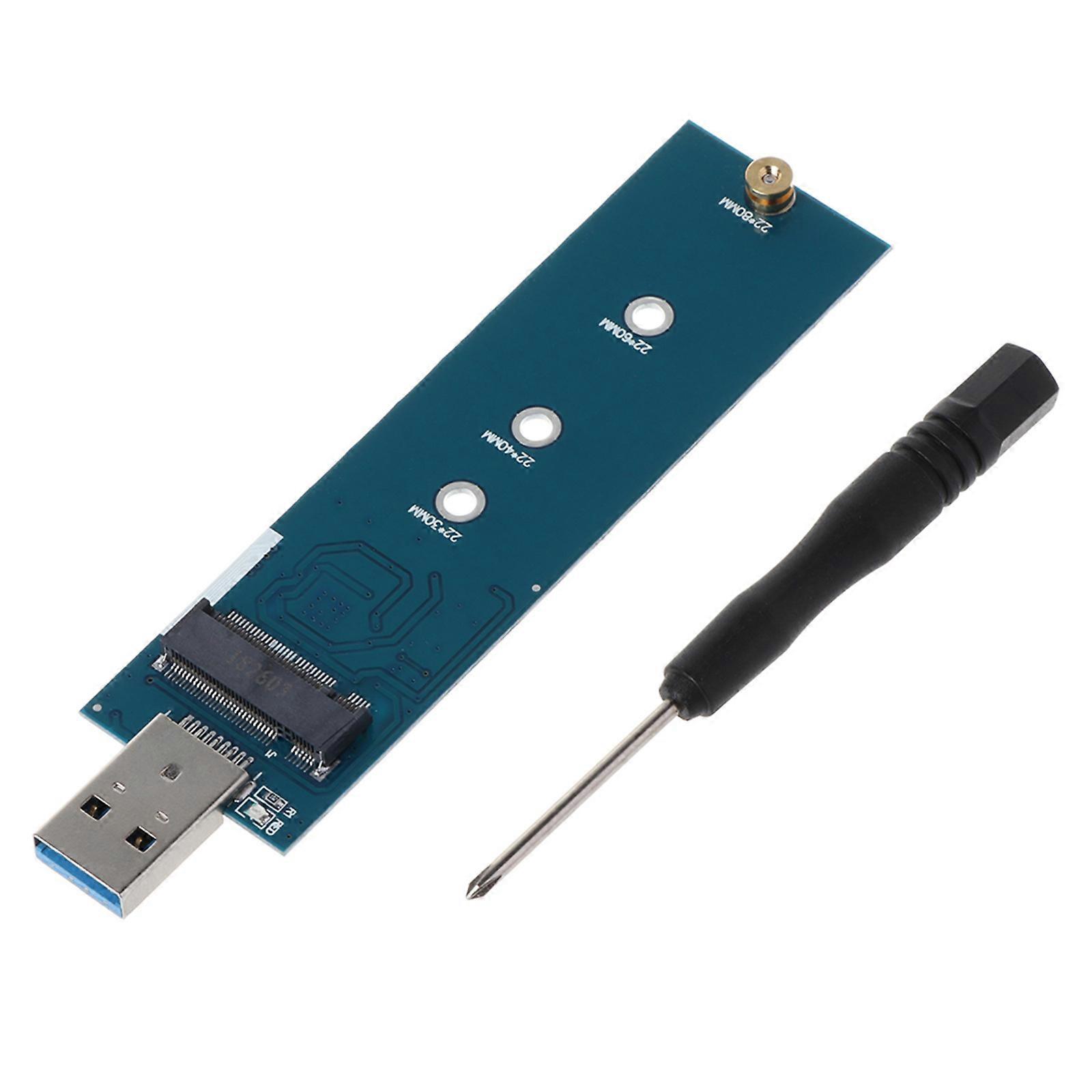 M.2 - USB adapterhez USB 3.0 - 2280 M2 Ngff B a Key M2 SSD meghajtó adapterhez Co