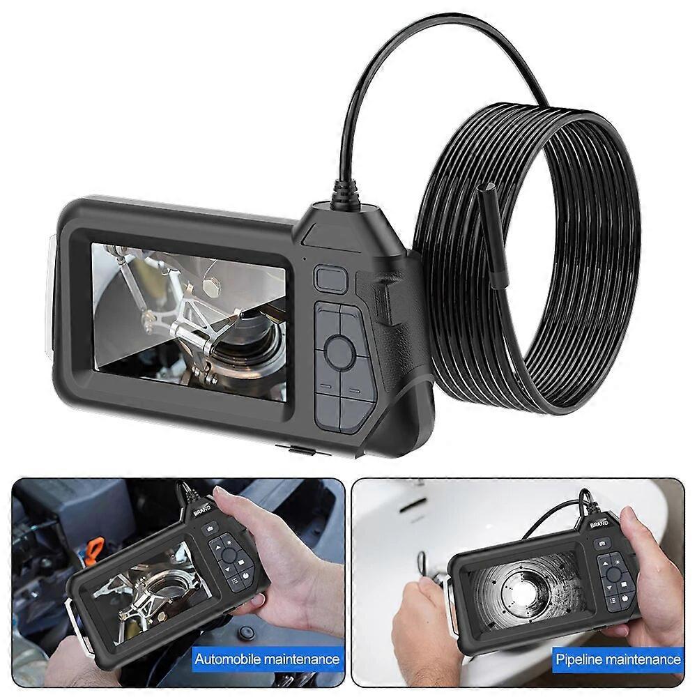 Industrial Endoscope Camera Video 1080P 4.3 Inch IPS Screen Borescopes IP68 Waterproof 6LED 8mm Lens Inspection Borescope 2M/5M