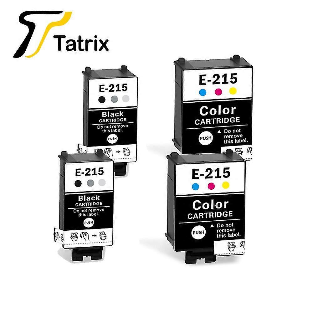 high qualityTatrix For Epson 215 E-215 T215 BK T215 CL Compatible Ink Cartridges For Epson Workforce WF-100 / WF100 printer