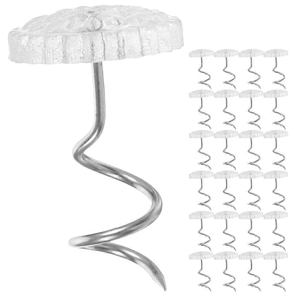 50pcs Sofa Spiral Pins Spiral Decorative Sofa Pins Bed Sheet Spiral Sheets Fixing Pins