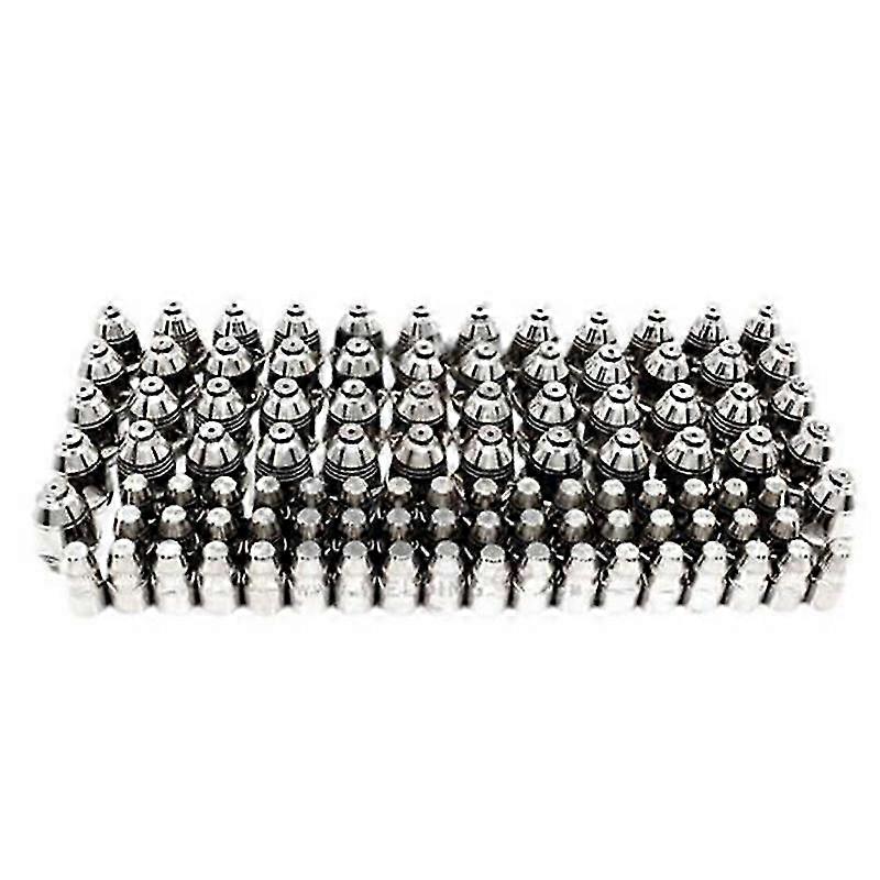 100Pcs P80 Plasma Cutting Torch Consumable Cutting CNC 60A 80A 100A P80 Plasma Torch Tip Electrode Nozzle,1.5mm