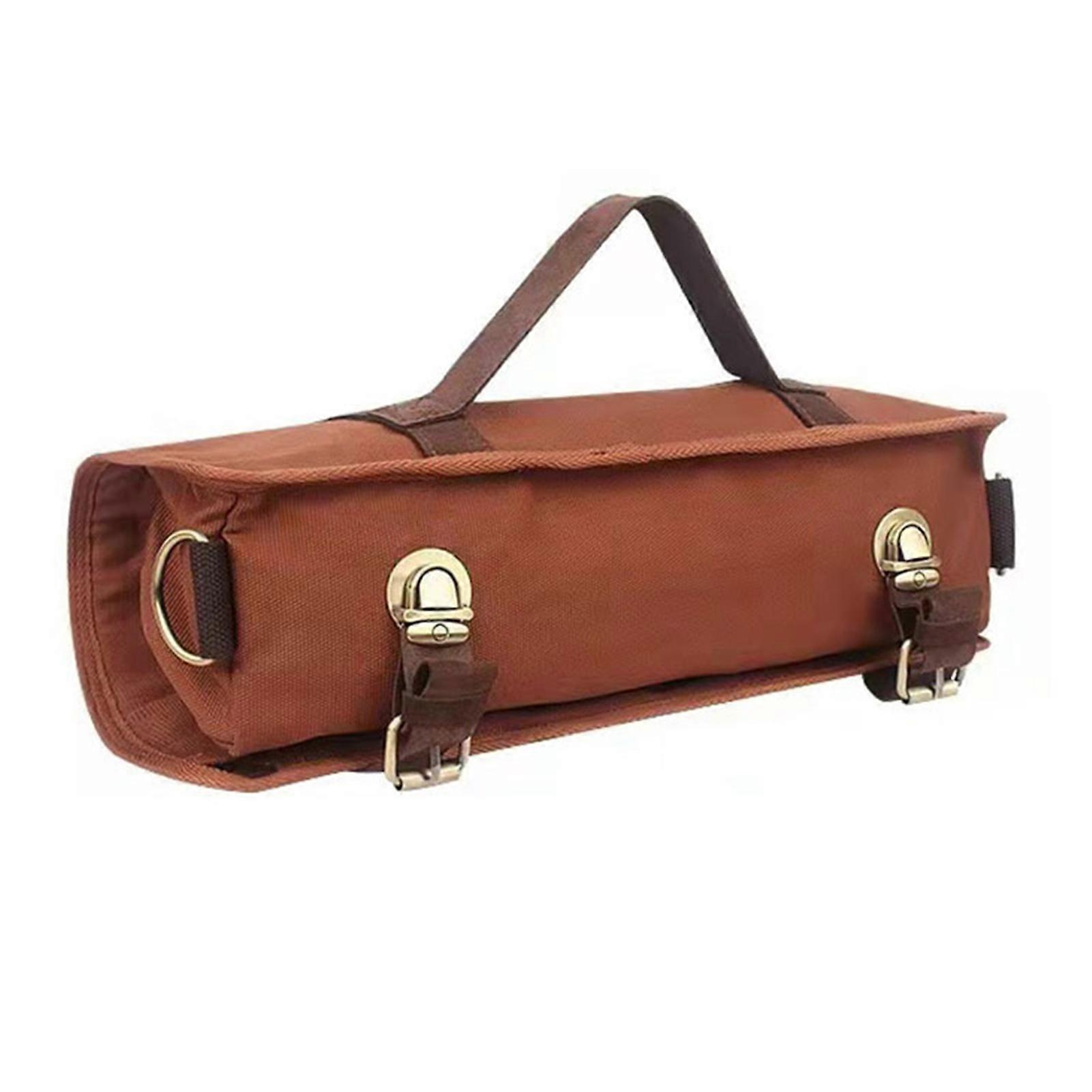 Bartender Storage Bag Foldable Dust-proof Portable Multi Slots Bar Canvas Bag for Club