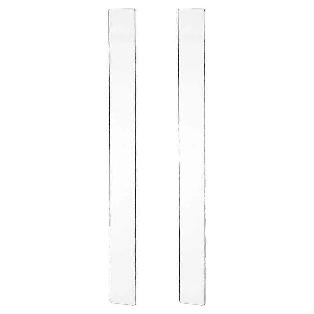 2Pcs Rolling Pin Guides Reusable Acrylic Measuring Dough Thickness Strips Sticks for Thickness Guide