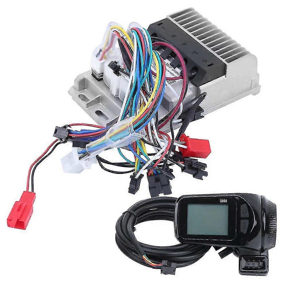 36v 48v 500w Electric Bicycle Brushless Controller + Lcd Display