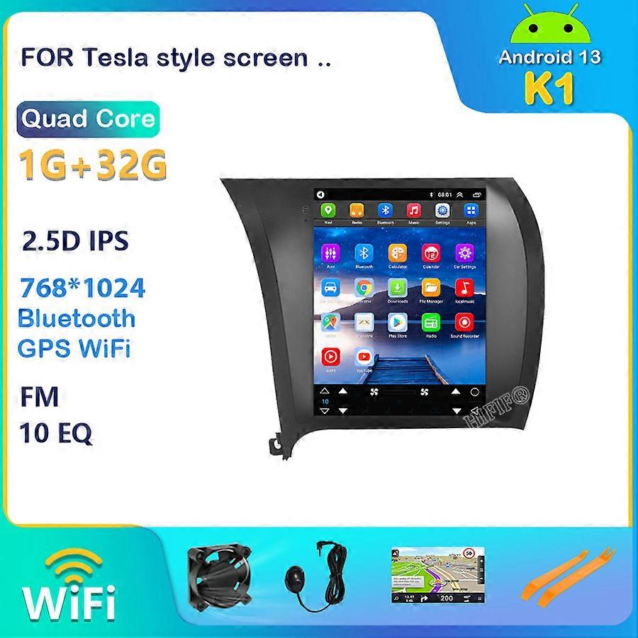 For Kia Cerato 3 2013 2014 2015 2017 For Tesla style screen Car Android Radio Multimedia Video Player Navigation GPS 2din 2 din