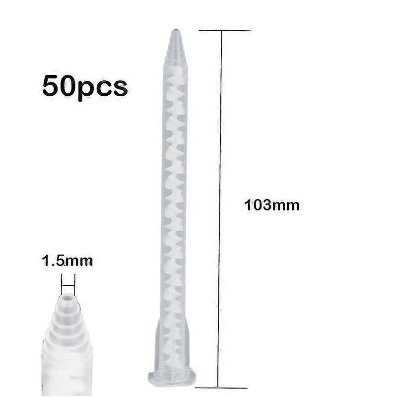 10-85pcs Resin Ab Glue Static Mixer Dispenser Needle Set 62/83/103mm For Two Component Liquid Mixing Machine Ab Glue Gun