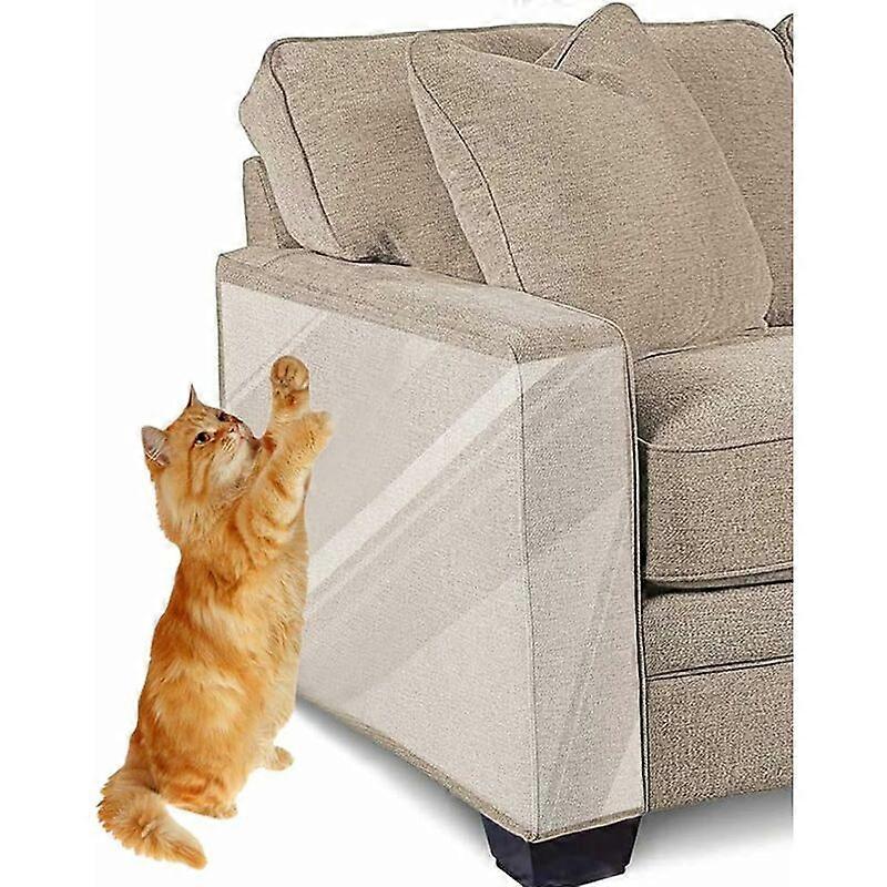 Cat Anti-Scratch Tape 8 Stück Möbelschutz Doppelseitiges klares Anti-Scratch Tape Sheet Cat - Sofa Tür Wand Teppich Schutz