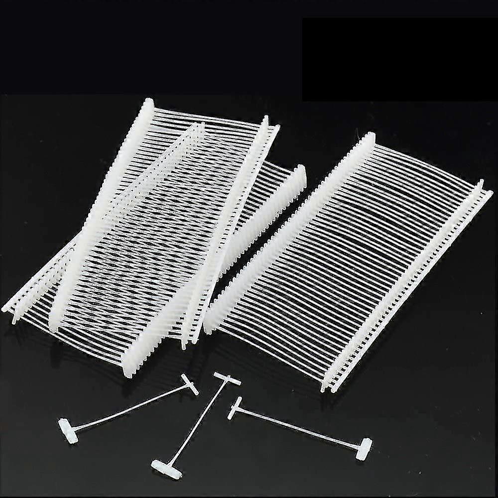 5000 X White Kimble Barbs Tag Gun Attachements Price Label Pins Clothes Tag Fastener For Tagging Gun, Length 50mm