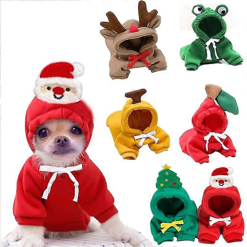 Nouveaux vêtements de chien mignons pour chien de taille moyenne hiver automne chaud chien de compagnie à capuchon manteau chiens chihuahua chiot costume veste douce