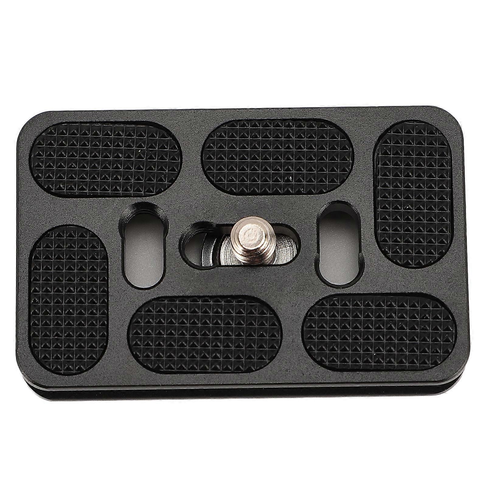 Universal Metal Camera Quick Release Plate - Arca Compatible, 1/4" Thread, Anti-Slip