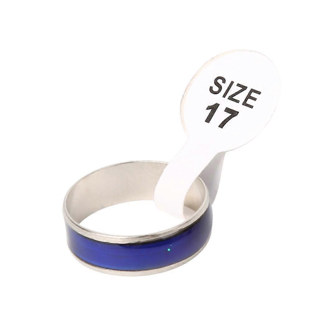 Retro Color Change Mood Ring Oval Emotion Feeling Changeable Ring for Lovers